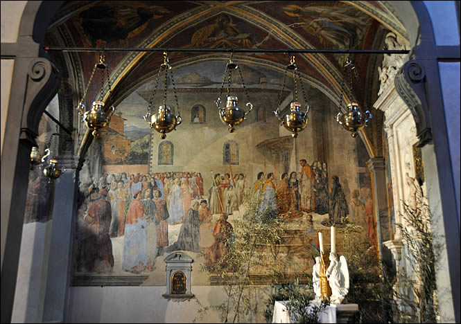 La chapelle du Miracle de l'église Sant Ambrogio