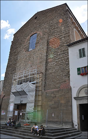 La façade de Santa Maria del Carmine