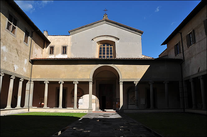 Vue extérieur de Santa Maria Maddalena dei Pazzi