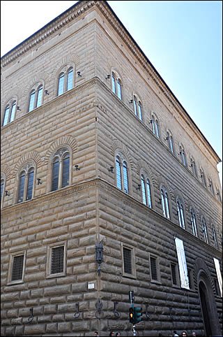 Façade du palazzo Strozzi