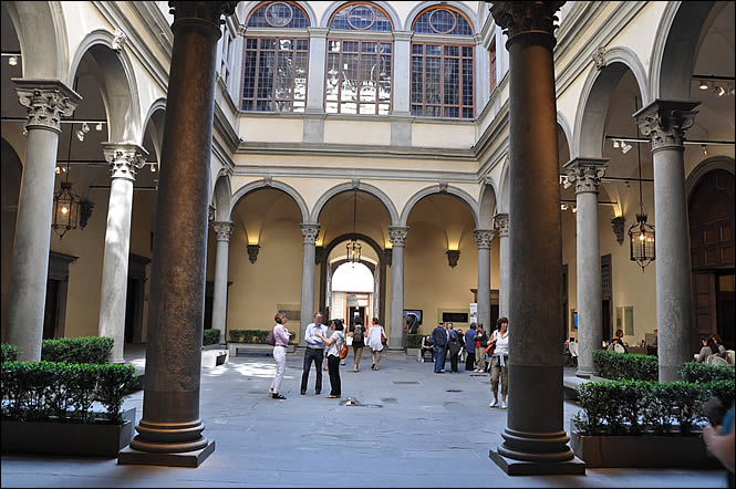 Cour intérieure du palazzo Strozzi