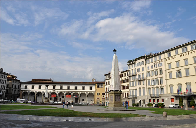 La piazza Santa Maria Novella