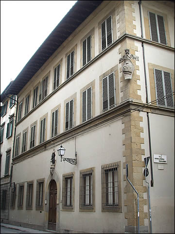 Vue extérieur de la casa Buonarroti