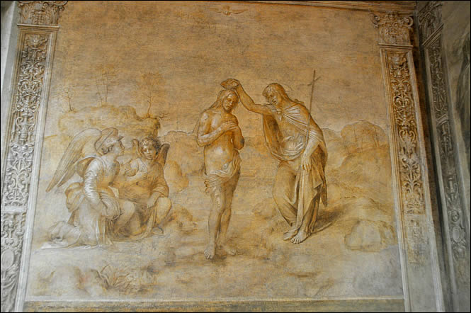 Fresque du chiostro della Scalzo