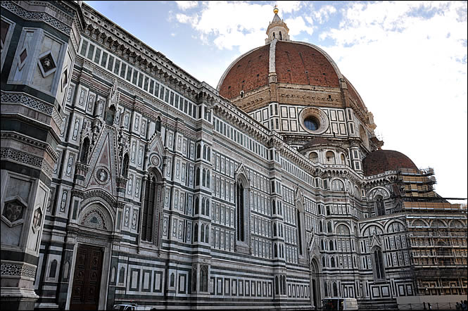 L'extérieur du Duomo et sa coupole