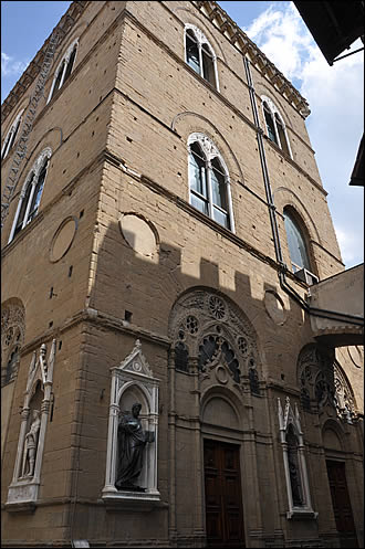 Vue extérieur de l'église Orsanmichele