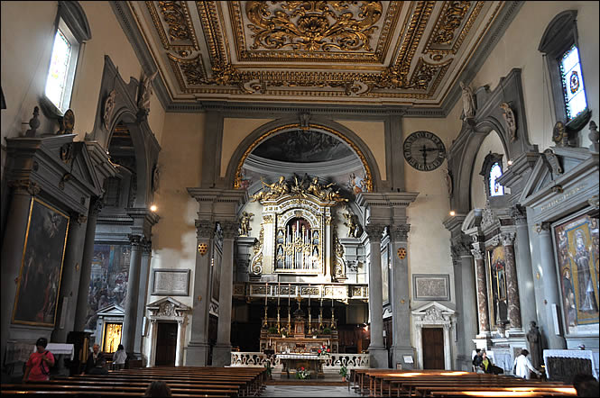 Vue intérieur de l'église San Marco