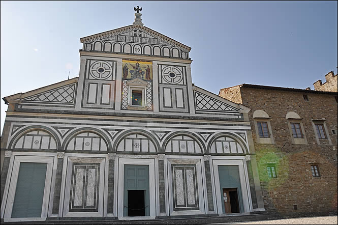 Façade de l'église San Miniato al Monte