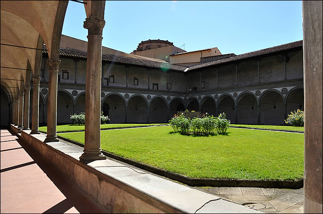 Le cloître de Santa Croce