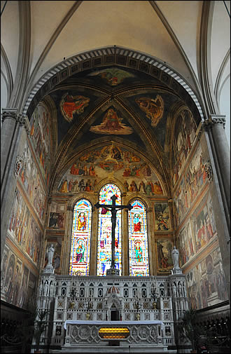 Vue intérieur de Santa Maria Novella