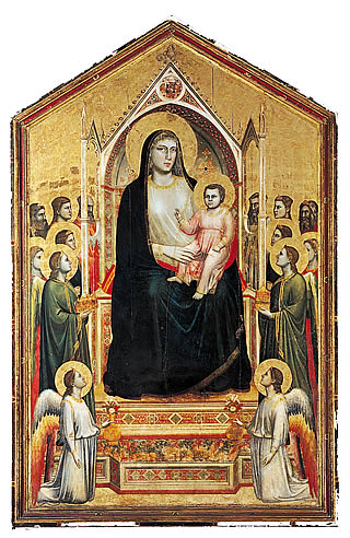 Tableau de Giotto à la galerie des Offices