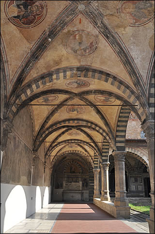 Le cloître de Santa Maria Novella