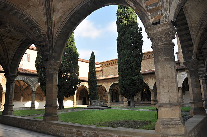 Le cloître de Santa Maria Novella