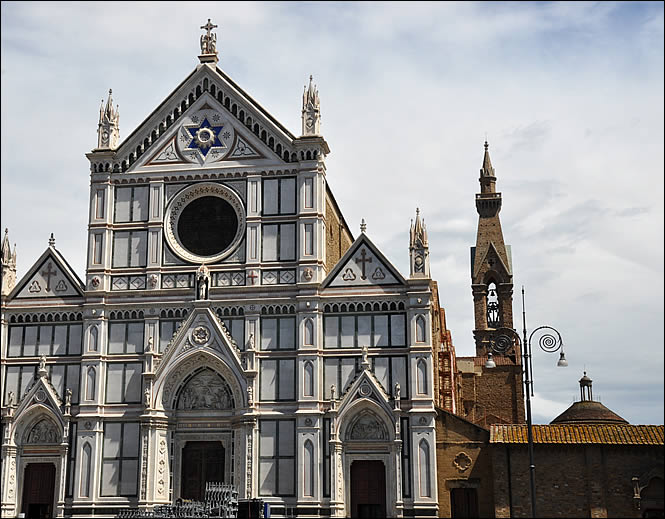 Vue depuis la place Santa Croce