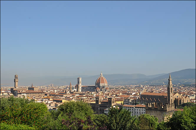 Vue sur Florence depuis la Piazzale Michelangelo