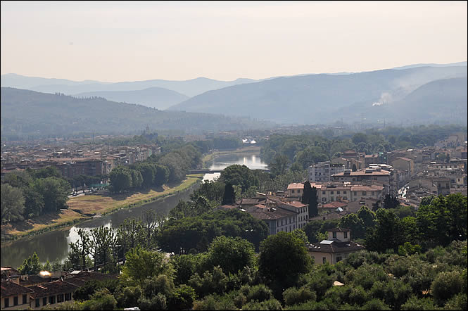 Vue sur Florence depuis la Piazzale Michelangelo